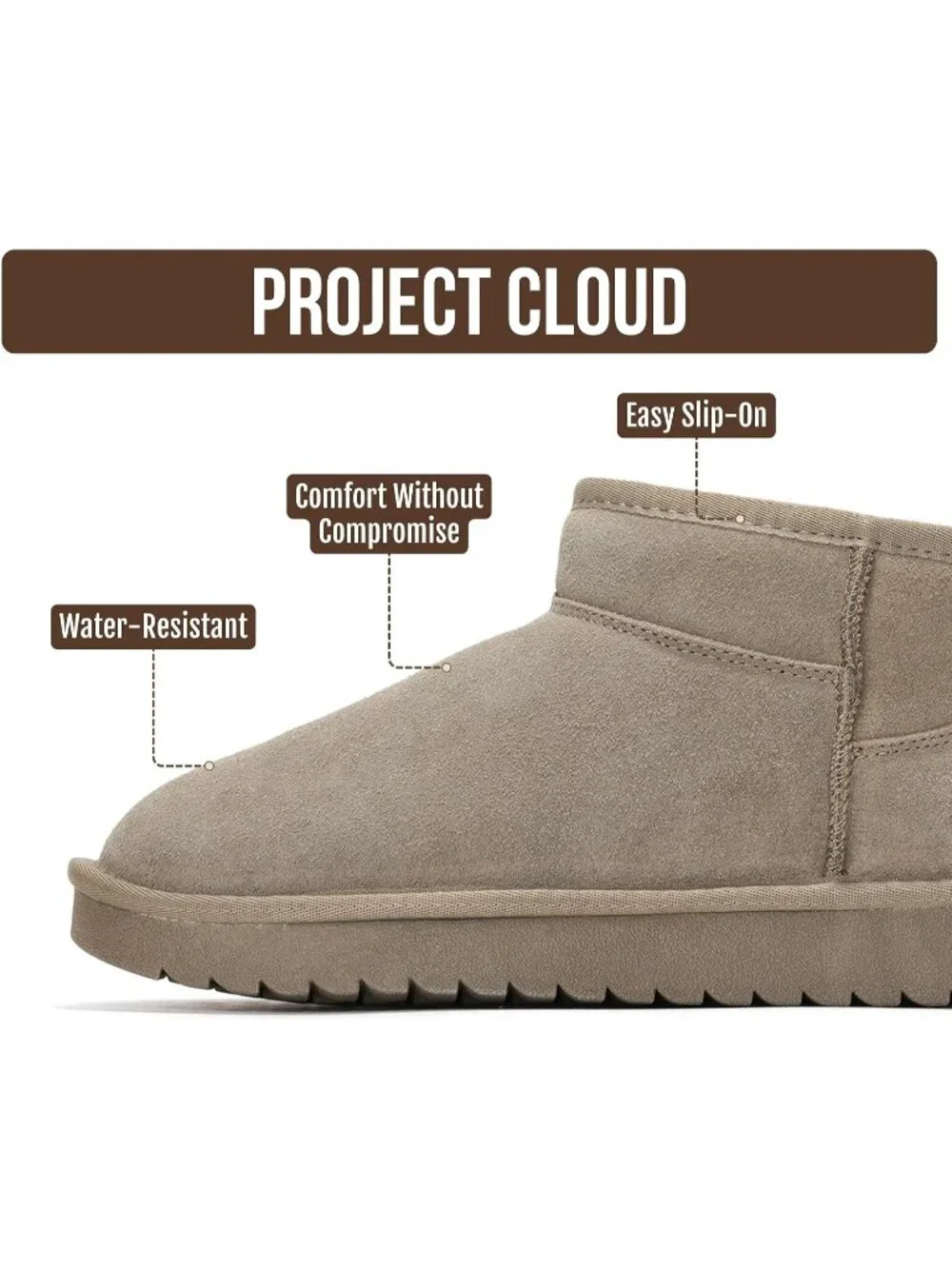 Womens Sage Suede Cloud Water Resistant Genuine Leather Comfortable Ankle Boots